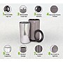 Alpine Industries Steel Outdoor Trash Can with Open Lid, 32 Gallon, Gray (ALP4400-01-GRY)~#|#~E62BD609-A0CF-4F8A-BABB7063E4EE7596_sc7