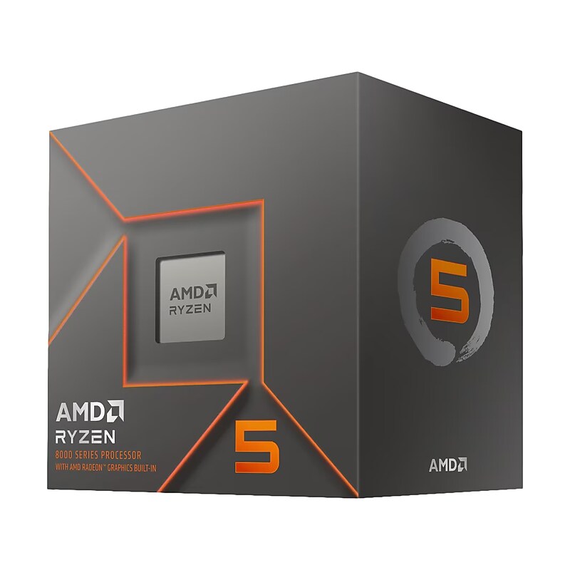 AMD Ryzen 5 8500G 6-Core 3.5Ghz Computer Processor, Socket AM5 (100-100000931BOX) image 1