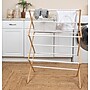 Household Essentials Bamboo Folding Clothes Drying Rack, Natural (HH6525)~#|#~E62F7EA1-D092-4DDC-9C91FCC3C8989118_sc7