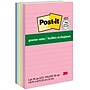 Post-it Greener Recycled Notes, 4" x 6", Sweet Sprinkles Collection, Lined, 100 Sheet/Pad, 5 Pads/Pack (6605PKRPA)~#|#~E6301891-87FD-4DED-BE43A72EB2D6DEA0_sc7
