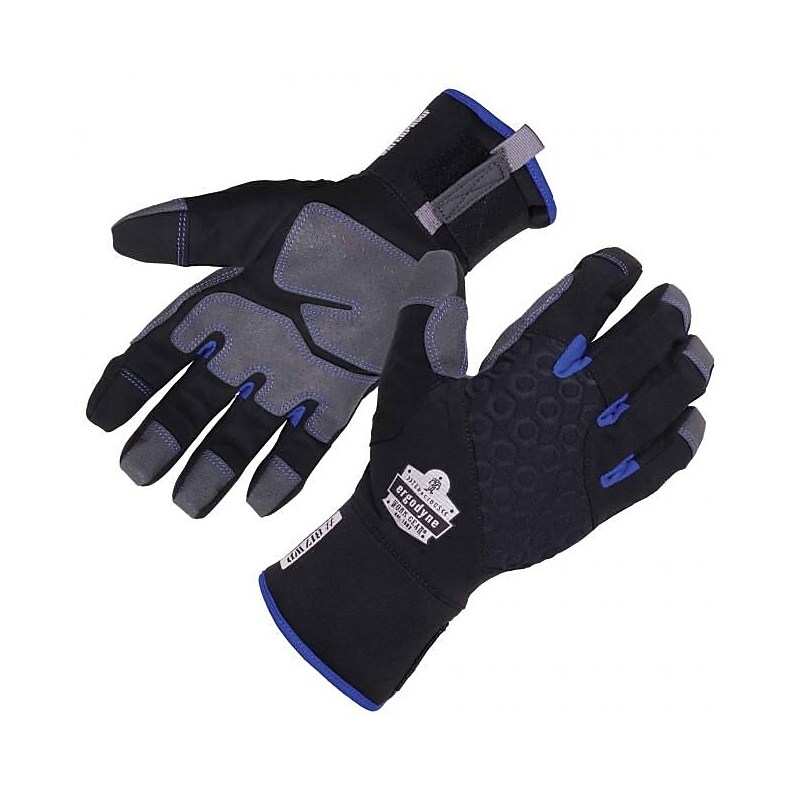 ProFlex 817WP Reinforced Thermal Waterproof Utility Gloves, Black, XL (17375) image 1