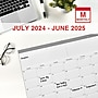 2024-2025 Staples 22" x 17" Academic Monthly Desk Pad Calendar, Gray  (ST59496-23)~#|#~E630EE83-9BCA-4876-BFC76597E8CC370E_sc7