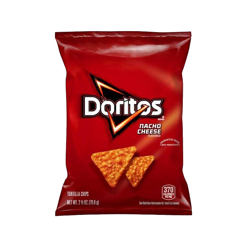 Doritos Nacho Cheese Tortilla Chips, 2.5 oz.(36294) image 1