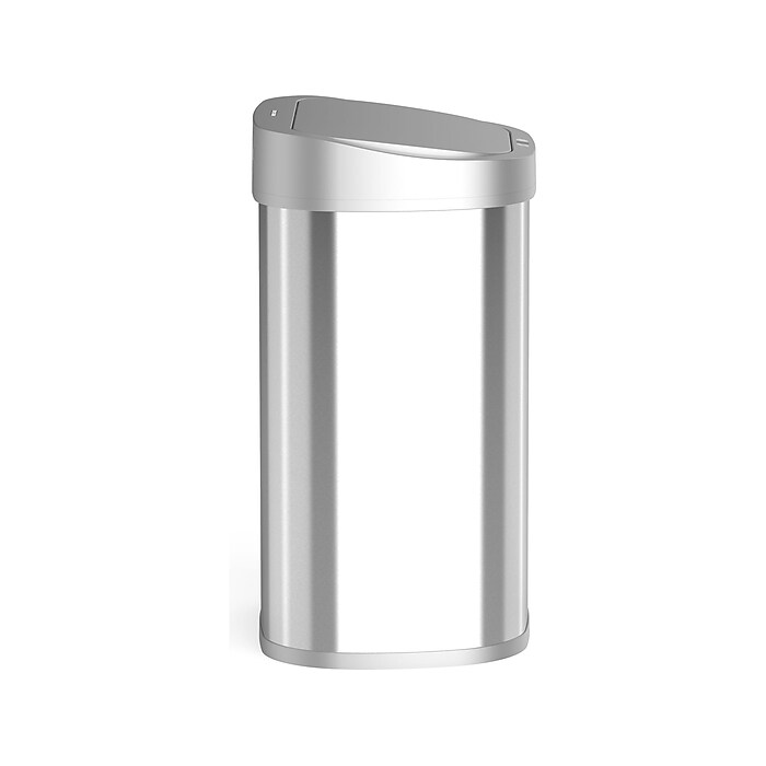 Nine Stars Stainless Steel Sensor Trash Can, 21.1-Gallon