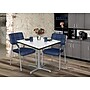 Regency Cain Square Laminate X Base Breakroom Table, 36"D x 36"W, White/Grey (TB3636WHGY)~#|#~E63B3786-29EF-4B97-8C4CA4587EED45A9_sc7