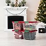 Iris Holiday Small Stackable Plastic Storage Box, 9.5" x 12" x 15", 19 Qt., Clear/Red, 4/Pack (500533)~#|#~E63DF85C-2F6D-4E1E-B4E65B66328ADBBD_sc7