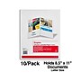 Staples Glossy 2-Pocket Paper Folder, White, 10/Pack (ST13375-CC)~#|#~E64341BE-9FC4-46B1-904070DC88149638_sc7