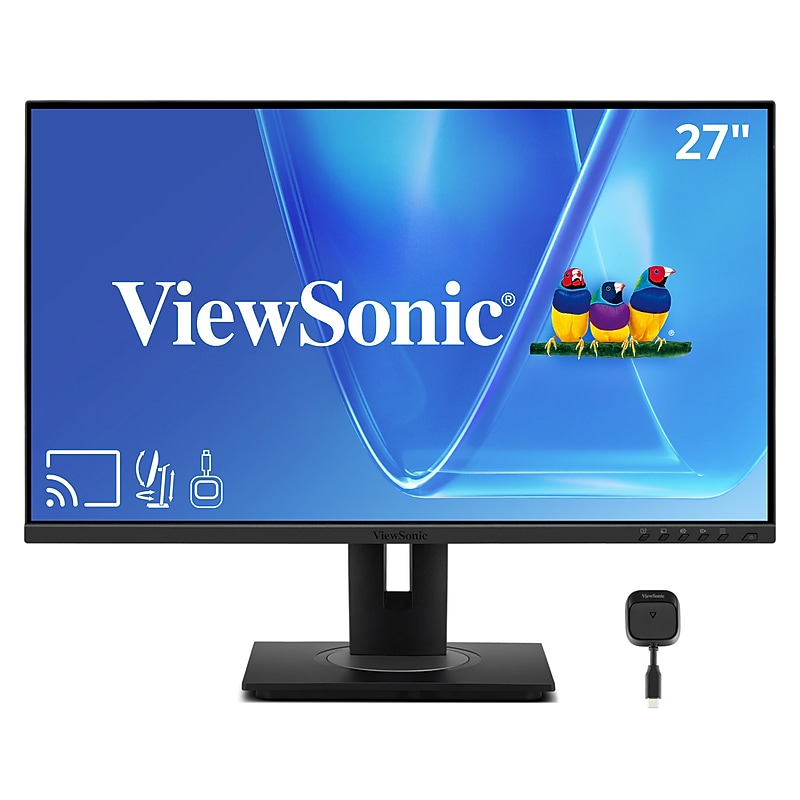 ViewSonic 27" FHD 100Hz LCD Monitor, Adjustable (VG2748N) image 1