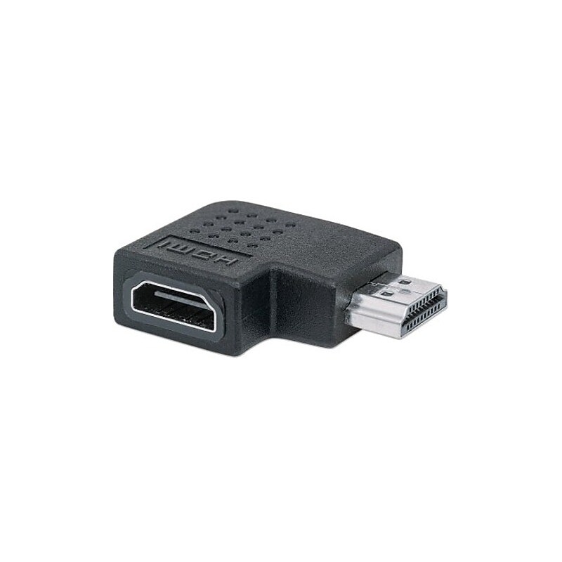 Manhattan 353489 HDMI A Female to A Male, left. 90&deg; Angle image 1