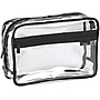 Basics PVC Travel Organizer, Clear/Black (A004295HA)~#|#~E64ABC4A-8097-4C99-904C28E84DC566DF_sc7