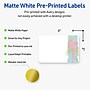 Avery Laser/Inkjet Rectangle Multipurpose Labels, 2" x 3", White, 80/Pack (S00EVE)~#|#~E652498E-A206-4D66-AEBAE77FAFEE37B9_sc7