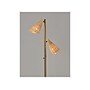 Adesso Cove 62.75" Antique Brass Floor Lamp with 2 Irregular Shades (5114-21)~#|#~E655DD8E-9534-4DA7-917019BC72ECE9B3_sc7