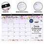 2026-2027 See It Bigger 17" x 11" Monthly Desk Pad Calendar, Summer Floral (90840)~#|#~E65ADE11-8CA6-4470-9E8E4331EC5D57C2_sc7