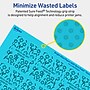 Avery Printable Square Multipurpose Labels, 2-1/8" x 2-1/8", Bright Blue, 120/Pack (94105)~#|#~E6605E66-6655-40DD-8E47AB1689298E2E_sc7