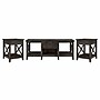 Bush Furniture Key West Coffee Table with 2 End Tables, Dark Gray Hickory (KWS023GH)~#|#~E660F99D-5EE4-4A13-92FBC6B99993147B_sc7