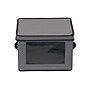 Household Essentials Large Stackable Folding Fabric Dinner Plate Storage Box, 8.5" x 12"x 12", 21.2 Qt., Gray (52536-1)~#|#~E6689318-FECF-4C2D-ABA41F14B71A2789_sc7
