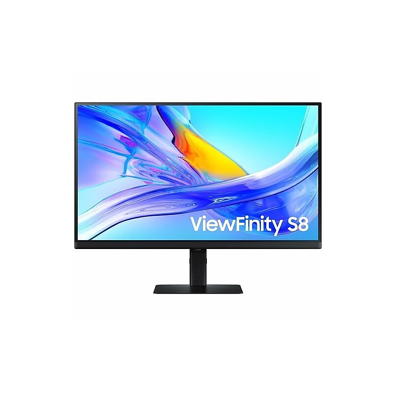 Samsung ViewFinity S8 27" 4K Ultra HD 60 Hz LED Monitor, Black (LS27D802UANXGO) image 1