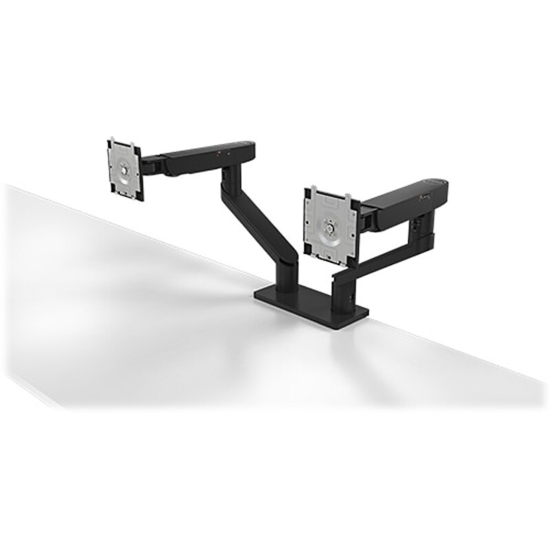 Dell Adjustable Dual Monitor Arm, Up to 27", Black (DELL-MDA20) image 1