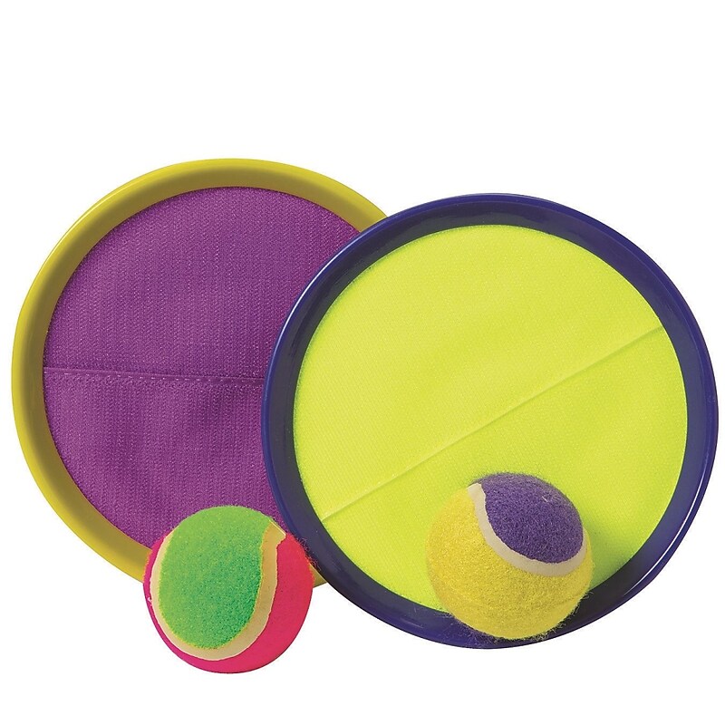 S&S Game On Catch Ball and Disc Set, Assorted Colors, 3/Set (W13436) image 1