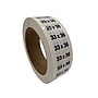 Nahanco 33 x 36 Plastic Size Marker, Clear/Black/White, 250/Roll (DSM-278)~#|#~E66CA63E-DD34-4220-8B7BB884371158E7_sc7