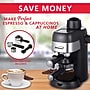 Brentwood 4-Cups Coffee & Espresso Machine, Black (BTWGA134BK)~#|#~E67506C7-AC1D-402F-85A559DAFF512EAC_sc7
