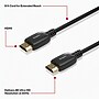 Staples TECH 8 ft. HDMI to HDMI Audio/Video Cable, Male to Male, Black, 2/Pack (ST62467-VB)~#|#~E67993C4-80DB-4E41-95F3BAAC02A82D1E_sc7