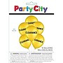 Party City 12" Clearance Latex Balloons, Yellow/Black, 10/Pack (AM60050890-P)~#|#~E67C8D1C-713B-4281-BD8FB4EC274EE8DB_sc7
