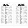 2026 AT-A-GLANCE 6" x 3.5" Daily Calendar Refill Pages, White/Black (E717T-50-26)~#|#~E67D3E5E-FFC0-4ED0-80F93AD4ED67030C_sc7