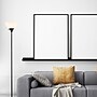 Newhouse Lighting Charles 71" Torchiere Floor Lamp, Black (NHFL-CH-BK)~#|#~E67FE8E9-F833-4662-A64B0AFEE461A85B_sc7