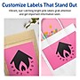 Avery Laser/Inkjet Rectangle Multipurpose Labels, 5" x 6", Bright Pink, 20/Pack (94257)~#|#~E6808C35-23F2-4F93-957D185A72A224E6_sc7