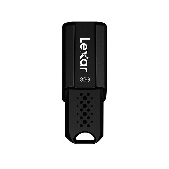 Lexar JumpDrive S80 32GB USB 3.2 Type-A Flash Drive, Black, 3/Pack