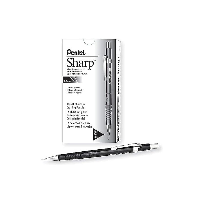 Pentel Sharp Mechanical Pencil, 0.5mm, #2 Medium Lead (P205A