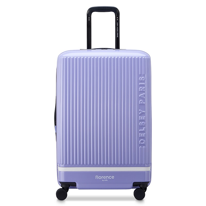 Delsey x Florence by Mills Spin me Away 24" Hardside Carry-On Suitcase, 4-Wheeled Spinner, Lavender (F4398182028) image 1