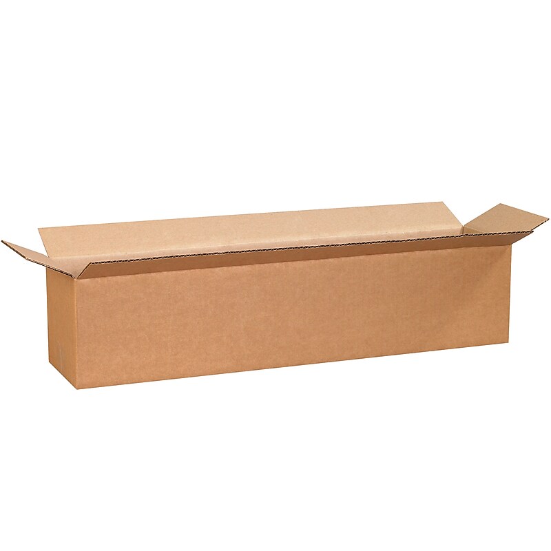 28" x 6" x 6" Shipping Boxes, 32 ECT, Brown, 20/Bundle (2866) image 1