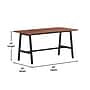 Flash Furniture Redmond 60"W x 30"D Conference Table, Laminate, Walnut (MTM6030WLTABF)~#|#~E69B1359-3468-4E37-8C9C906437256B07_sc7