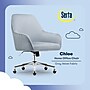 Serta Chloe Ergonomic Velvet Swivel Computer and Desk Chair, Ash Blue (CCHR10012C)~#|#~E69C0EB0-6798-450E-BAAD3C8FB04F44E2_sc7