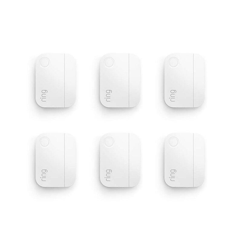 Ring Alarm Wireless Contact Sensors (2nd Gen), White, 6/Pack (B07ZPLN8R3) image 1