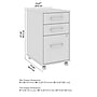 Bush Business Furniture Vista 3 Drawer File Cabinet, Black Walnut (VSF116BWSU)~#|#~E6A3DFA5-9205-469D-AE820F20A297BFA6_sc7