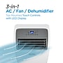 Black & Decker 115-Volt 14,000 BTU 10,200 (BTU DOE) Portable Air Conditioner with Remote, White (BPT10WTB)~#|#~E6AFC2DA-8F53-4FE7-A0382F8C6540E5F0_sc7