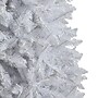 Nearly Natural 10-ft Slim White Artificial Christmas Tree with 800 Warm White LED Lights and 2420 Bendable Branches (T3364)~#|#~E6B048F9-9EBB-4E66-BEE4BA9F9487EEE4_sc7