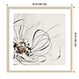 Amanti Art Golden Line Flower II by Alex Black Wood Framed Wall Art Print, 25"W x 25"H (A42679036939)~#|#~E6B19F43-75F6-4A0E-99A884D43609DC5C_sc7