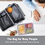 bentgo Deluxe Insulated Lunch Bag, Gray (BGOBG2-Y)~#|#~E6B2536C-56BE-42FE-85EFDEDA592AE17E_sc7