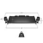 Mount-It! Adjustable 24"W Clamp-On Keyboard and Mouse Tray, Black (MI-7180)~#|#~E6B26EE2-15C4-4609-9610F9D8AF22EF64_sc7