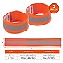 Ergodyne GloWear 8100 High Visibility Arm/Leg Band, Orange, S/M, 2/Pack (29021)~#|#~E6B48A71-AFD8-4ABB-B5232F90755D0569_sc7