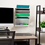 Mind Reader 5-Compartment Mountable Plastic Vertical File Storage, Beige (WALLANCH-BEI)~#|#~E6B642C0-9E00-448D-862197820F7BBF56_sc7