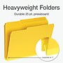 Pendaflex Recycled File Folder, 1-Tab, Assorted, Letter Size, Yellow, 25/Box (1007022)~#|#~E6BB597C-0454-4F32-B718147F50D27FED_sc7