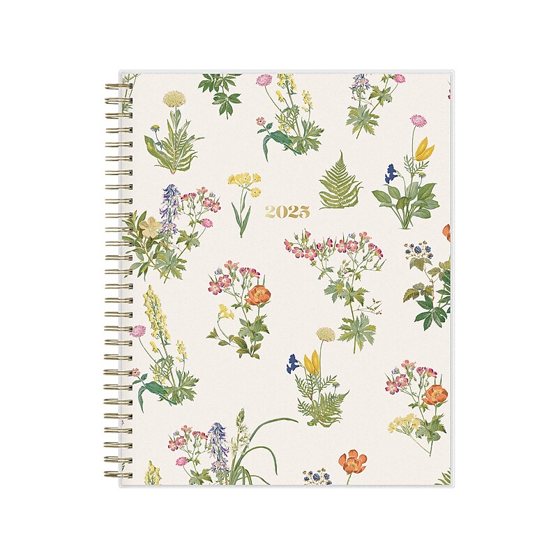 2025 Blue Sky Day Designer Everygirl Botanica 8" x 10" Daily & Monthly Planner, Plastic Cover, Multicolor (148263) image 1