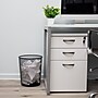 Mind Reader Metal Mesh Trash Can Without Lid, 4.4 Gallon, Black (1CIRGA-BLK)~#|#~E6BE5A57-7628-4B4B-B3DD5D162C71D389_sc7