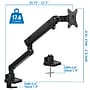 Mount-lt! Adjustable Single Monitor Desk Mount, Up to 32", Black (MI-2671)~#|#~E6BF12D5-6383-4036-9C4D368C3E901BCC_sc7