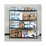 Alera BA Plus 4-Shelf Wire Shelving Kit, 72" x 24" x 72", Black Anthracite Plus (ALESW207224BA)~#|#~E6C87C6C-5935-4C48-ADFE9C163C3B2615_sc7